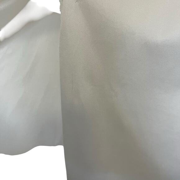 Vanity Fair | Vintage White Skirt Half Long Slip Slit Lace Trim Size Medium 27” - Picture 5 of 7